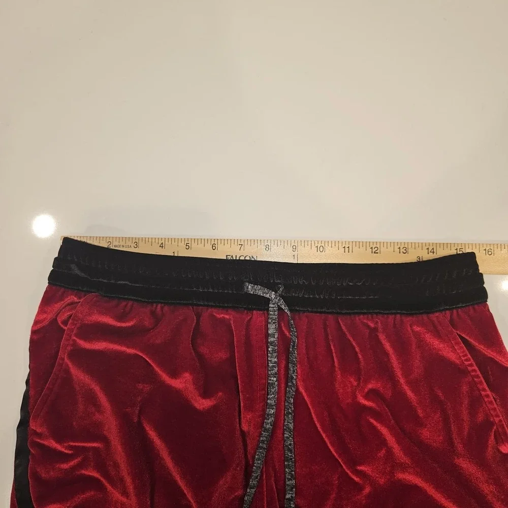 Chubbies Lounge Wear Shorts Red Fleece Drawstring Mens Medium‎ 7 Stretch Casual